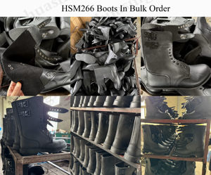 Bottes de <span class=keywords><strong>patrouille</strong></span> de sécurité privée LXG, Training Base 10'' à vendre, style français, double articulation, avec quincaillerie métallique HSM266 - Product Image 6