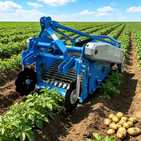 Récolteuse de patates douces anti-emmêlement de la paille, récolteuse de patates adaptée aux tracteurs à 4 roues, et récolteuse de racines et de tiges d'arachides