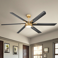 Nouveau ventilateur de plafond LED multifonction industriel de 72 pouces avec pales métalliques, moteur BLDC, télécommande, faible bruit, électrique, extérieur, garantie 5 ans