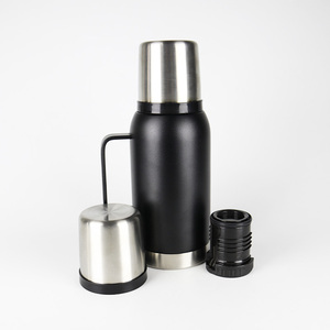 Grande <span class=keywords><strong>thermos</strong></span> à café pour les voyages, en acier inoxydable, bouteille isotherme sous vide avec poignée de tasse, garde les liquides chauds et froids - Product Image 5