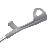 Béquilles antidérapantes réglables en hauteur pour avant-bras pour adultes Béquille en aluminium 92-115cm