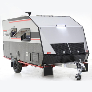 New Pff Road 15 Foot Hybrid Solar Mobile Fiberglass Camper Trailer Offroad <strong>caravan</strong>