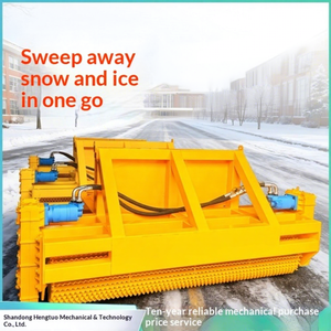 Rodillo quitanieves Hengtuo, cepillo para romper hielo y quitar nieve, equipo de eliminación de nieve montado en vehículo con motor y engranajes - Product Image 1