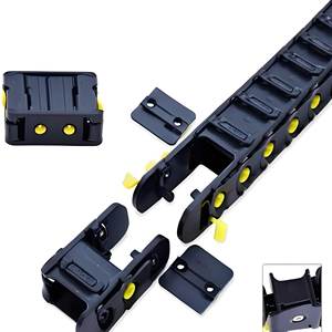 Yodel Energy Chain Cadena De Arrastre Sシェイプリニアガイドケーブルキャリア25*38ナイロンCNC工作機械用ドラッグチェーン - Product Image 4