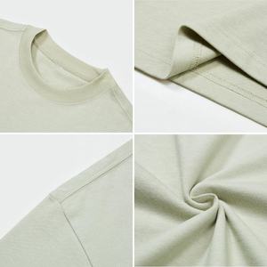 Boxy Dtg Puff Print 100% algodón Diseño gráfico de alta calidad Personalizado de gran tamaño en blanco Hombres Camisetas lisas de lujo Camiseta de peso pesado - Product Image 3