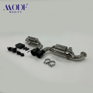 Système d'échappement sport de haute performance en acier inoxydable pour <span class=keywords><strong>Porsche</strong></span> 991 GT3 avec soupapes - Échappement sport racing - Product Image 2