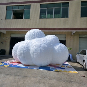 Quảng cáo inflatables trang trí trong nhà 3M 5m khổng lồ treo lông Fluffy sang trọng Inflatable đám mây cho sự kiện trang trí sân khấu - Product Image 4