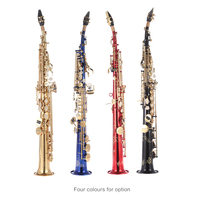 Professional B Flat Soprano Straight Saxophone Woodwind Instrument Bass Body