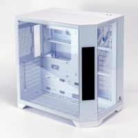 Boîtier d'ordinateur de jeu ATX Full Tower de la série Dreamer avec fenêtre latérale, construction métallique, écran LCD - En stock