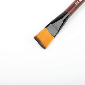 Set di 6 Pennelli per Pittura con Setole in Nylon e Manico Corto in Legno per Acquerello, Acrilico e Olio, per Disegno e Pittura - Product Image 4