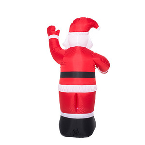 Imperméable Gonflable Père Noël Décoration De Jardin En Plein Air Décoration De Vacances Ameublement Père Noël <span class=keywords><strong>Film</strong></span> D'air Lumineux - Product Image 3