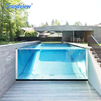 Grandview Fabrik Hochlichtdurchlässige UV-Beständige Transparente Acrylplatten 20-Jahres-Garantie für Schwimmbadfenster