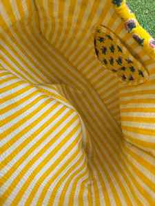 Sac de transport matelassé en coton léger, imprimé à la main, sac à bandoulière pour le quotidien et les voyages - Product Image 6