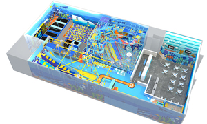 Qiaoqiao - Equipo de Juegos Interior Comercial de 1000 m² para Niños, Parque Infantil Temático con Piscina de Pelotas - Product Image 3
