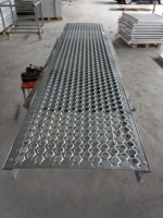 Planche de coffrage en aluminium perforé, planches de marche pour échafaudage, planches de coffrage en aluminium perforé