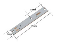Circuit imprimé LED en cuivre, 1860mm, H1, H3, H4, H7, circuit imprimé LED, lampe de voiture, dissipateur thermique