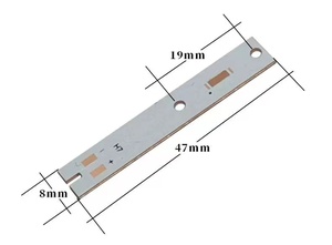 1860 H1 <span class=keywords><strong>H3</strong></span> H4 H7ทองแดงพื้นผิว LED แผงวงจร LED PCB รถแสงระบายความร้อน - Product Image 6