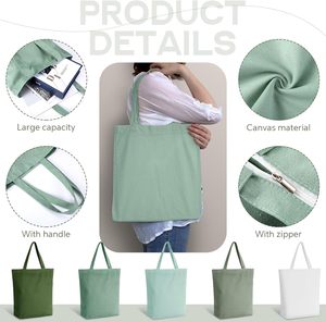 New Fashion Tote <b>Bag</b> With Pocket <b>Canvas</b> Organic Cotton Tote <b>Bag</b> Custom Print With <b>Drawstring</b> - Product Image 4