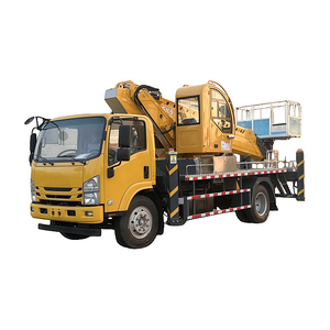 Nuevo vehículo aéreo de trabajo diésel Dongfeng de 7 secciones y 33.8 metros con motor Cummins Euro 6 y transmisión manual rápida de 6 velocidades - Product Image 1