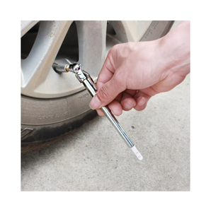 <span class=keywords><strong>Misuratore</strong></span> di pressione dell'aria per <span class=keywords><strong>pneumatici</strong></span>/<span class=keywords><strong>pneumatici</strong></span> forma della penna uso di emergenza manometro portatile durevole Car Styling argento - Product Image 1