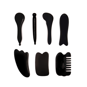 7 Pieces Gua Sha <strong>Facial</strong> Tool, Guasha Plate for SPA <strong>Acupuncture</strong> Treatment Trigger <strong>Point</strong> Treatment, Gua Sha Massage Tool - Product Image 1