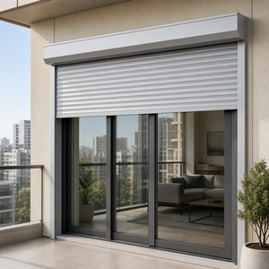 Persiana Enrollable Moderna de Aleación de Aluminio Eléctrica para Proyectos de Apartamentos, Ahorro de Energía, Resistente a la Lluvia y al Viento, Suministro Directo de Fábrica - Product Image 2