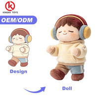 Boneka Plush Label Pribadi Topi Baseball Mini Anak Laki-laki Karakter Gaya Jalanan untuk Merchandise Merek Urban CE OEM ODM