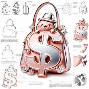 Fabricante de Bolsos Tote Ita Personalizados, MOQ Bajo, Estilo Bandolera Grande, Itabag para Amantes del Anime - Product Image 2