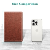 Organisateur de livres Boshiho personnalisé en cuir véritable, grande capacité, moderne, imperméable, antichoc, anti-poussière, pour hôtel