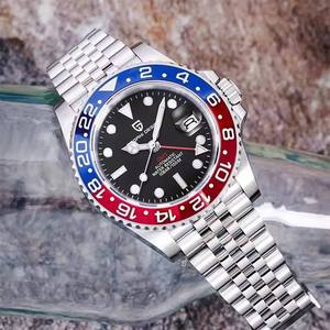 PAGANI DESIGN 1662 Men's Mechanical Watches Rubber Strap Rotating Bezel 100 Waterproof Sports Wristwatch Mens Business <b>Clock</b> - Product Image 5