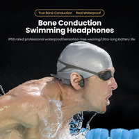 Écouteurs à conduction osseuse ALOVA, casque audio ouvert, casque intelligent sans fil Bluetooth à tour de cou pour la course
