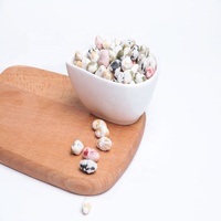 OEM mélange de trois haricots épicés rôtis salés et goûtés au wasabi sélection de collations colorées certifiées casher dans un sac en vrac