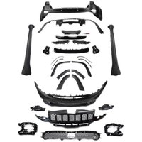 Convient pour Jeep Grand Cherokee modifiée SRT Hellcat Surround 2014-2020, pare-chocs avant, pare-chocs arrière, capot