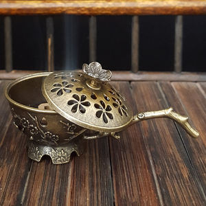 Yaratıcı alaşım el-held Lotus tohumu tütsü brülör kapalı küçük kule tütsü sandal ağacı çay töreni <span class=keywords><strong>Zen</strong></span> aksesuarları - Product Image 3