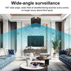 Kamera Keamanan Rumah Ikevision Mini HD 1080P CMOS dengan Visi Malam, Audio Satu Arah, Deteksi Gerakan, WIFI, Indoor/Outdoor, Sport - Product Image 3