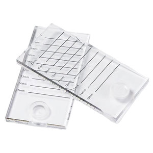 Crystal Acrylic Eyelash <b>Glue</b> Plate Scale <b>Lash</b> Holder Flowing Cup for Grafting Flowering Tools - Product Image 2