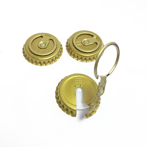 Tapa Corona Roja con Anillo de Apertura Fácil, Precio al por Mayor, Material de Hojalata de 26mm, para Botellas de Vino - Product Image 6