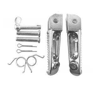Reposapiés Delanteros y Traseros de Acero Inoxidable para Motocicleta, Estilo Original, para Conductor y Pasajero, Nuevos para Yamaha FZ-09 MT09 MT07 MT03 - Product Image 2