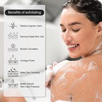Koreanischer Peeling-Handschuh aus Viskosefaser, Kessa Körperpeeling, Hornhautentferner, Dusch- und Badehandschuhe für Männer und Frauen, Selbstbräuner-Entferner