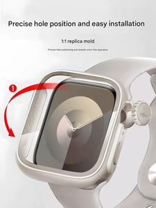 Étui de protection complet Upro en PC avec verre trempé pour Apple Watch Ultra 49 mm, protection d'écran antichoc 2-en-1 - Product Image 5