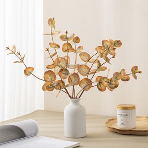 Plante artificielle feuille d'eucalyptus Meng Jie, 30cm-100cm, en plastique, pour décoration intérieure, arrangement floral, feuilles vertes - Product Image 3