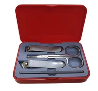 Ensemble professionnel de manucure et pédicure de haute qualité, coupe-ongles, ensemble d'outils de beauté