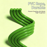 Corde à sauter réglable pour le sport avec poignée en PP/PVC, longueur 2,8 m, portable, personnalisable, unisexe, pour la maison et la salle de sport