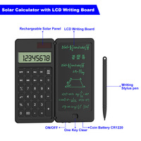 Calculatrice scientifique JSK, tablette graphique numérique de 6,5 pouces, calculatrice multifonction avec tablette d'écriture
