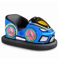 Voitures tamponneuses LED 1000W avec couvercles de roues lumineux et musique, voitures de type dodgem à batterie pour attractions intérieures