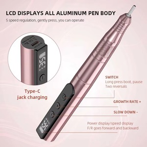 35000RPM Electric <b>Nail</b> Drill Manicure Machine Pedicure for Gel Polishing Professional <b>Nail</b> Lathe Low Noise Cutters <b>Nail</b> File Kit - Product Image 3