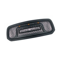 Grille LED de style Rebel pour Ram 1500 2013-2018 avec grille supérieure en nid d'abeille et lettres