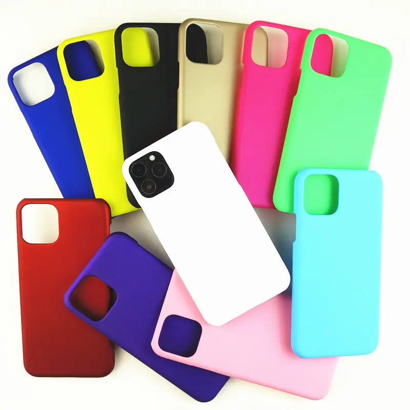 모바일 액세서리 안티 스크래치 다채로운 고무 매트 하드 플라스틱 pc 휴대 전화 뒷면 커버 아이폰 7 케이스