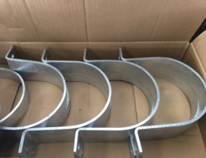Hot Dip Galvanized Medium Duty Saddle <b>Clamp</b> with Bandwidth 40mm - Product Image 4