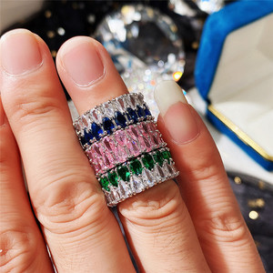 Anello a Doppia Fila a Goccia per Donne, Accessorio da Dito Semplice e alla Moda per Uso Quotidiano - Product Image 4